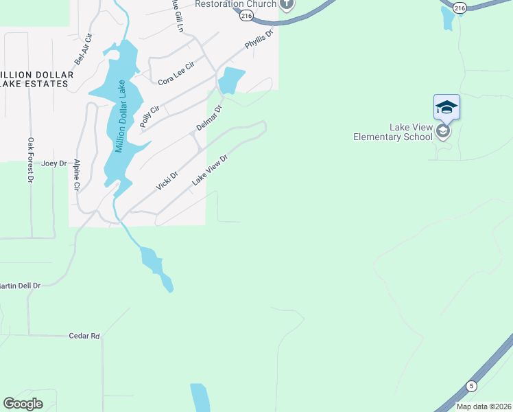 map of restaurants, bars, coffee shops, grocery stores, and more near 12590 Renaee Circle in McCalla