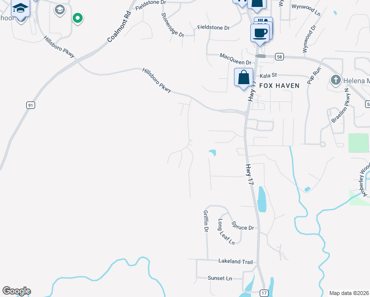 map of restaurants, bars, coffee shops, grocery stores, and more near 1217 Dunham Lane in Helena
