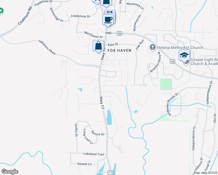 map of restaurants, bars, coffee shops, grocery stores, and more near 156 Rocky Ridge Drive in Helena