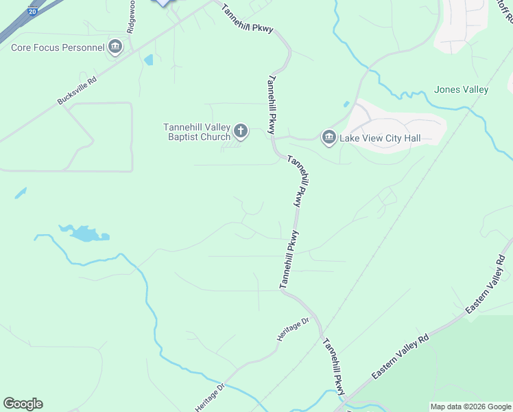map of restaurants, bars, coffee shops, grocery stores, and more near 22722 Ironwood Bluff in McCalla
