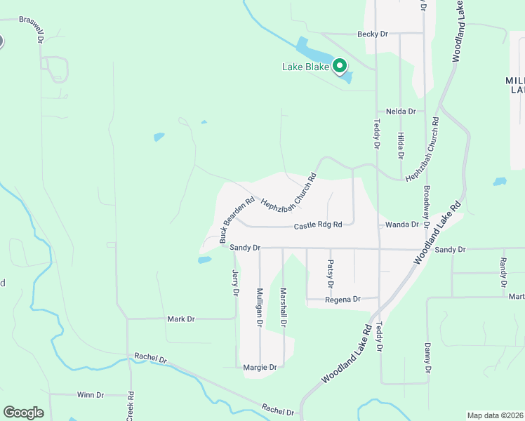 map of restaurants, bars, coffee shops, grocery stores, and more near 20419 Hephzibah Church Road in McCalla