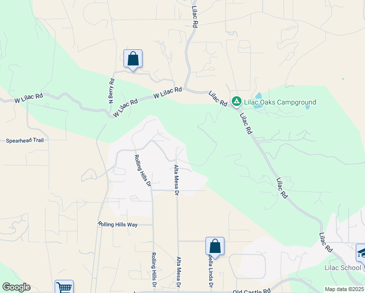 map of restaurants, bars, coffee shops, grocery stores, and more near 30645 Alta Mesa Drive in Valley Center