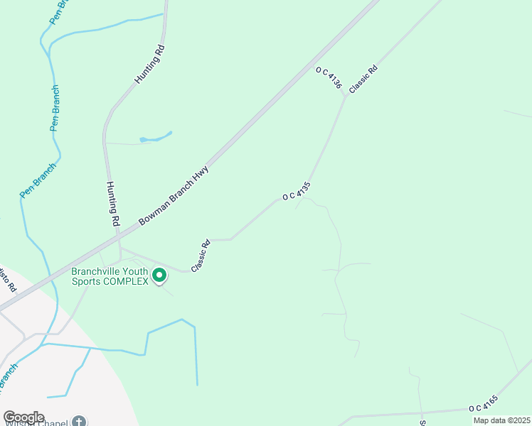 map of restaurants, bars, coffee shops, grocery stores, and more near 2537 Classic Road in Branchville