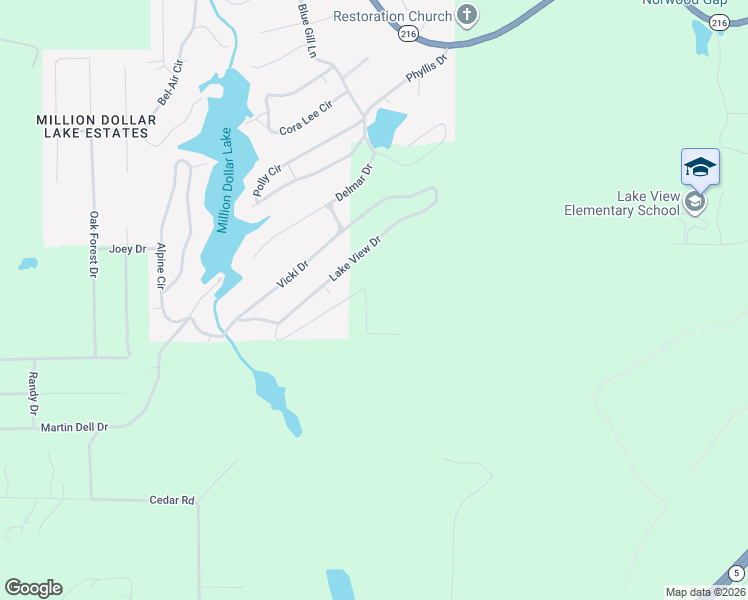 map of restaurants, bars, coffee shops, grocery stores, and more near 12512 Renaee Circle in McCalla