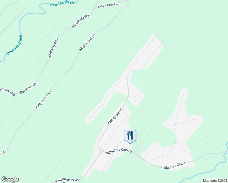 map of restaurants, bars, coffee shops, grocery stores, and more near 1323 Caliston Way in Pelham