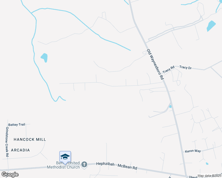 map of restaurants, bars, coffee shops, grocery stores, and more near 1092 Hancock Mill Lane in Hephzibah