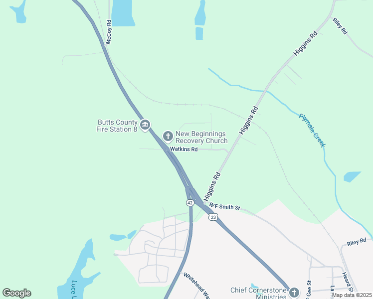 map of restaurants, bars, coffee shops, grocery stores, and more near 137 Watkins Drive in Flovilla