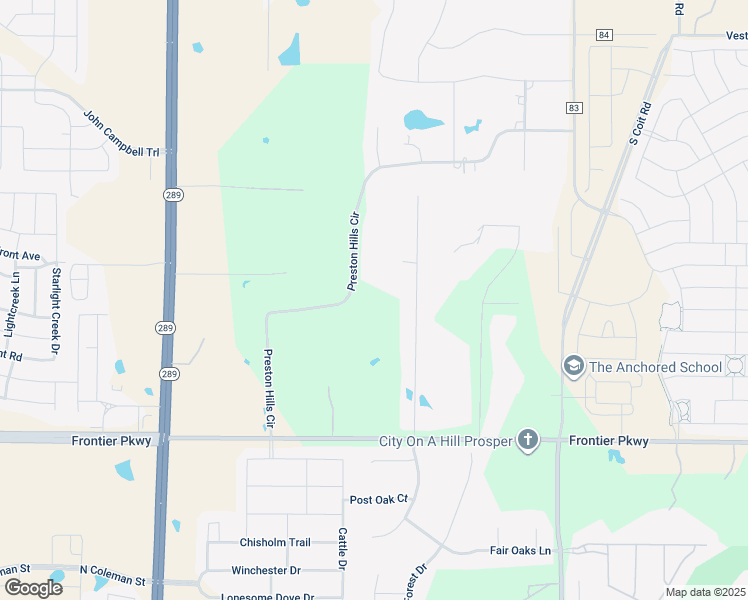 map of restaurants, bars, coffee shops, grocery stores, and more near 3488 Preston Hills Circle in Prosper