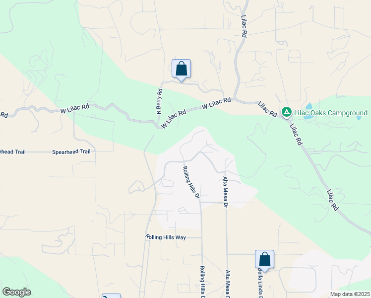 map of restaurants, bars, coffee shops, grocery stores, and more near 30727 Rolling Hills Drive in Valley Center