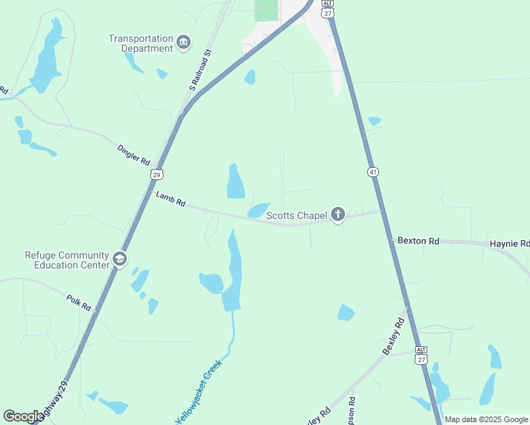 map of restaurants, bars, coffee shops, grocery stores, and more near 217 Lamb Road in Moreland