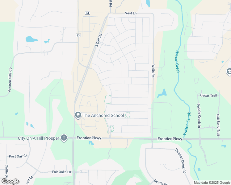 map of restaurants, bars, coffee shops, grocery stores, and more near 4106 Jasmine Lane in Celina