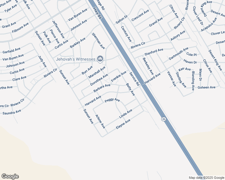 map of restaurants, bars, coffee shops, grocery stores, and more near 1180 Harvard Avenue in Thermal