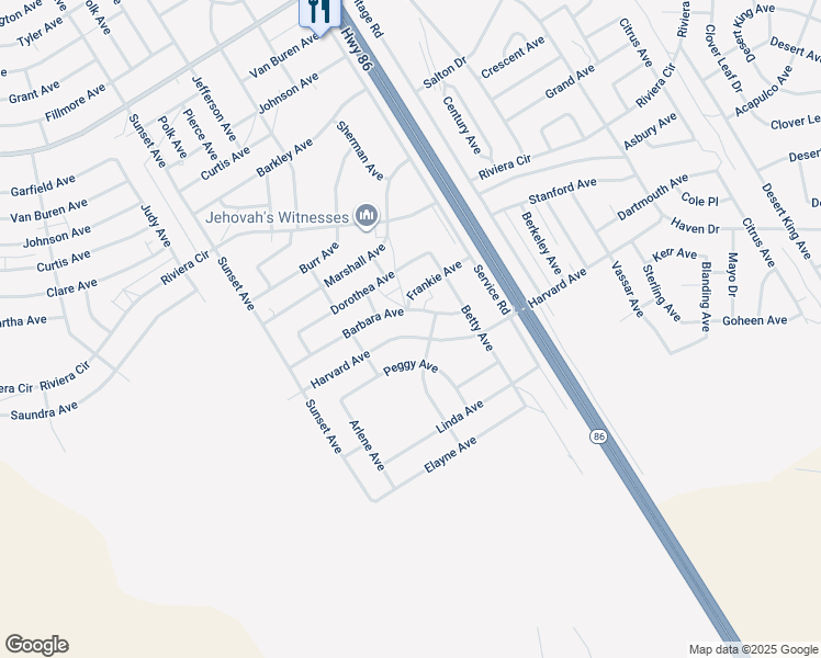 map of restaurants, bars, coffee shops, grocery stores, and more near 1180 Harvard Avenue in Thermal