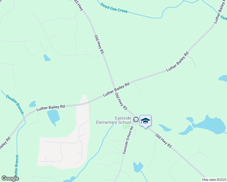 map of restaurants, bars, coffee shops, grocery stores, and more near Slick Court in Coweta County