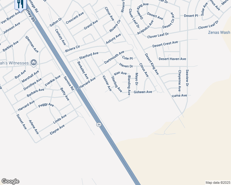 map of restaurants, bars, coffee shops, grocery stores, and more near 1932 Vassar Avenue in Thermal