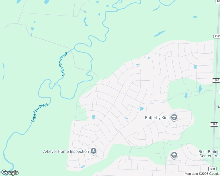 map of restaurants, bars, coffee shops, grocery stores, and more near 4476 P R 2713 in Aubrey