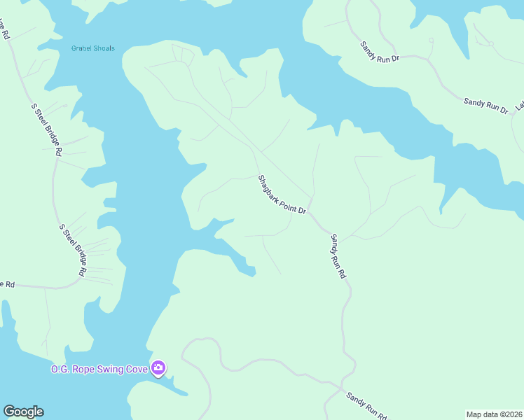 map of restaurants, bars, coffee shops, grocery stores, and more near Shagbark Point Drive in Sparta