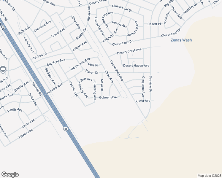map of restaurants, bars, coffee shops, grocery stores, and more near 1952 Bartle Place in Thermal