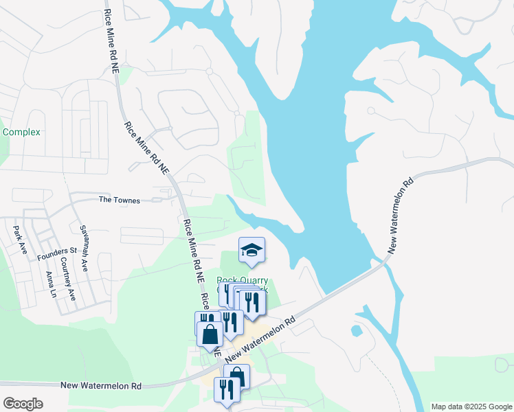 map of restaurants, bars, coffee shops, grocery stores, and more near 1906 Point Clear Road in Tuscaloosa