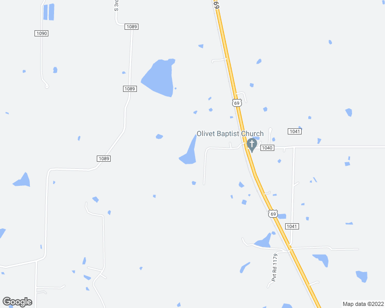 map of restaurants, bars, coffee shops, grocery stores, and more near 2510 Private Road 1180 in Celeste