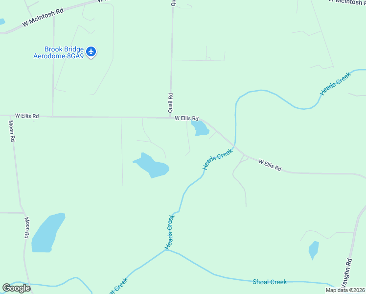 map of restaurants, bars, coffee shops, grocery stores, and more near 3588 West Ellis Road in Griffin