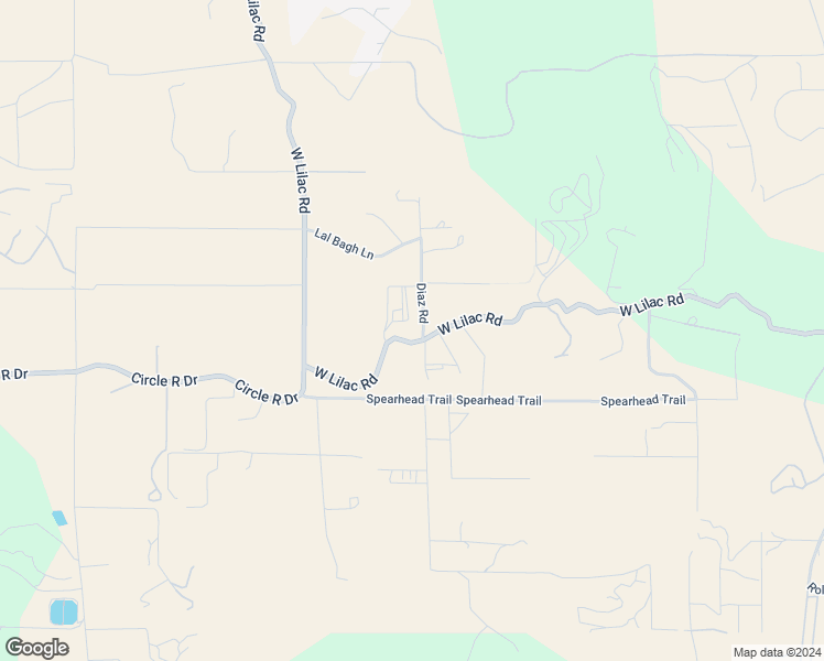 map of restaurants, bars, coffee shops, grocery stores, and more near 10396 West Lilac Road in Valley Center