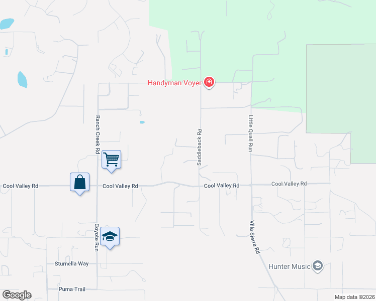 map of restaurants, bars, coffee shops, grocery stores, and more near 30728 Saddleback Road in Valley Center
