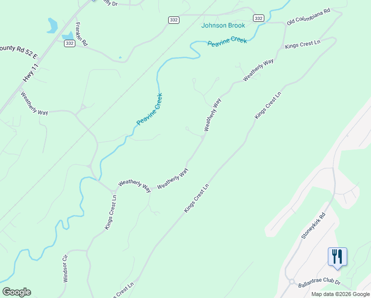 map of restaurants, bars, coffee shops, grocery stores, and more near 163 Weatherly Way in Pelham
