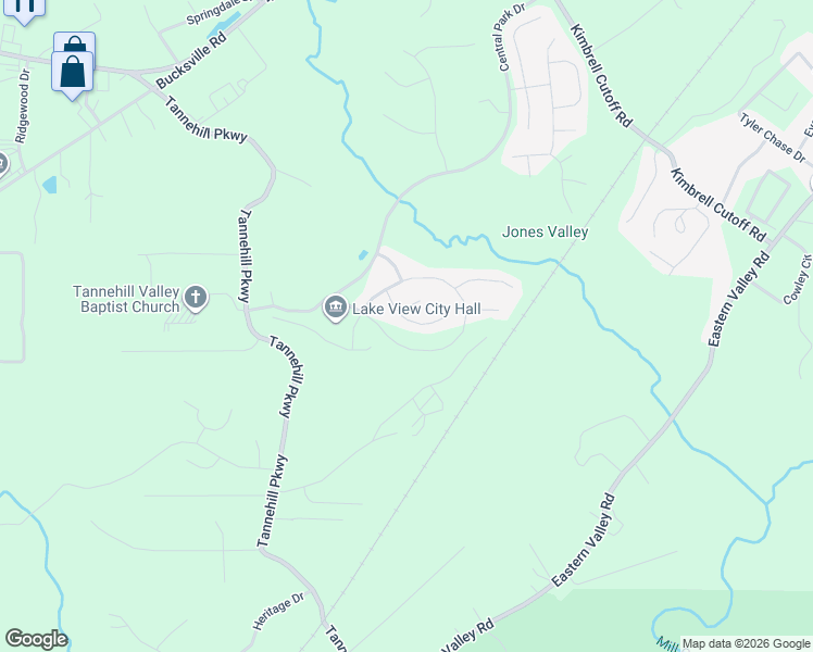 map of restaurants, bars, coffee shops, grocery stores, and more near 12608 Downing Drive in McCalla