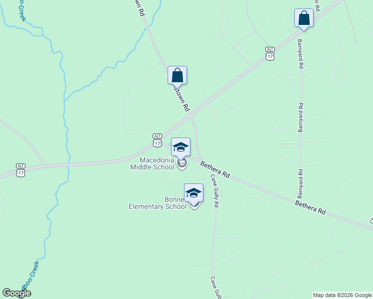 map of restaurants, bars, coffee shops, grocery stores, and more near 1024-1030 State Road S-8-48 in Bonneau