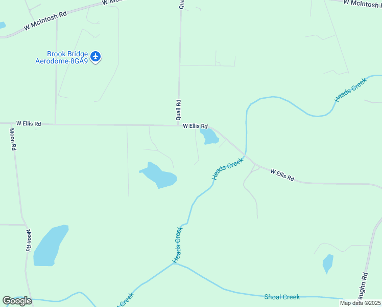map of restaurants, bars, coffee shops, grocery stores, and more near 3588 West Ellis Road in Griffin