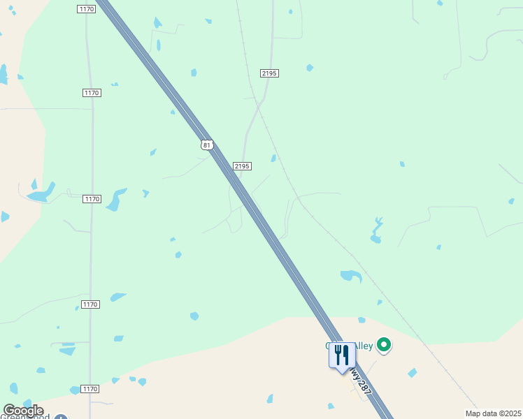 map of restaurants, bars, coffee shops, grocery stores, and more near Pr Road 2202 in Decatur