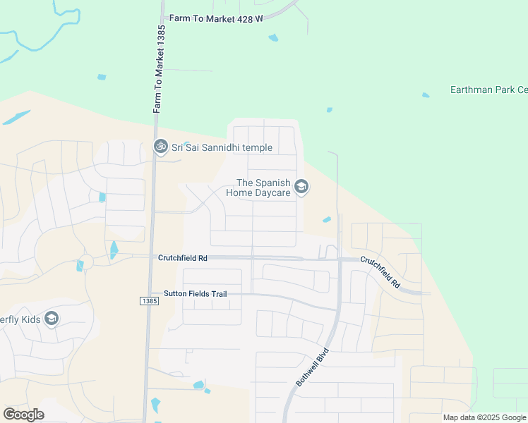 map of restaurants, bars, coffee shops, grocery stores, and more near 6221 Brunswick Drive in Aubrey