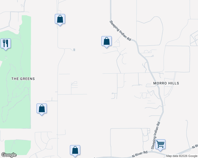 map of restaurants, bars, coffee shops, grocery stores, and more near 5952 Las Tunas Drive in Oceanside