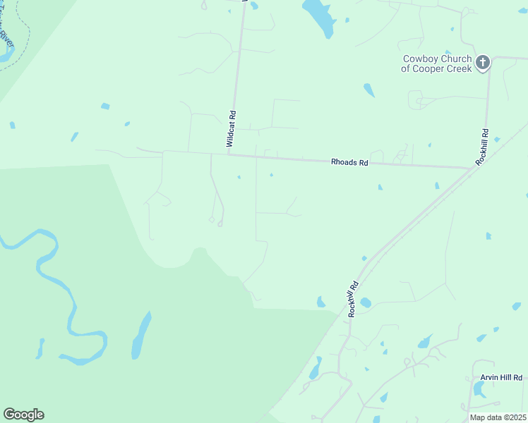 map of restaurants, bars, coffee shops, grocery stores, and more near 7640 Bruce Road in Aubrey