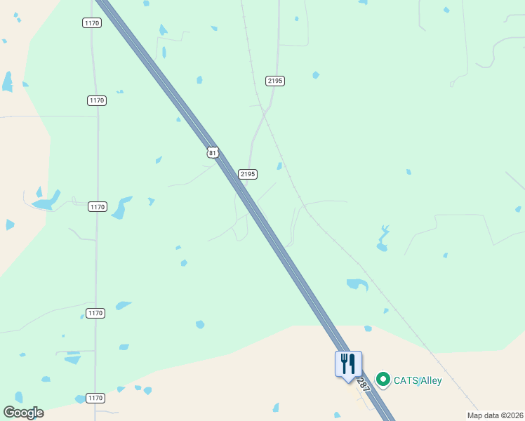 map of restaurants, bars, coffee shops, grocery stores, and more near Private Road 2202 in Wise County