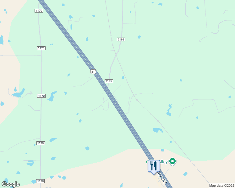 map of restaurants, bars, coffee shops, grocery stores, and more near Pr Road 2202 in Decatur