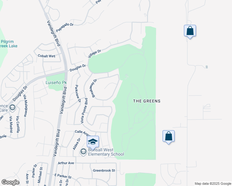 map of restaurants, bars, coffee shops, grocery stores, and more near 1241 Breakaway Drive in Oceanside