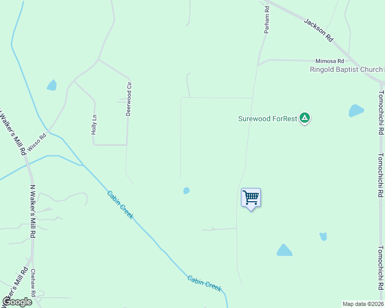 map of restaurants, bars, coffee shops, grocery stores, and more near 299 Anglin Road in Griffin