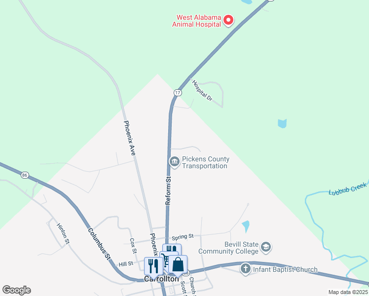 map of restaurants, bars, coffee shops, grocery stores, and more near 100-102 Sandpiper Drive in Carrollton