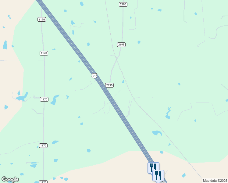 map of restaurants, bars, coffee shops, grocery stores, and more near 469 County Road 2195 in Decatur