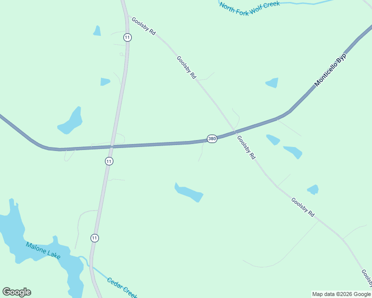 map of restaurants, bars, coffee shops, grocery stores, and more near 2786 Perimeter Road in Monticello