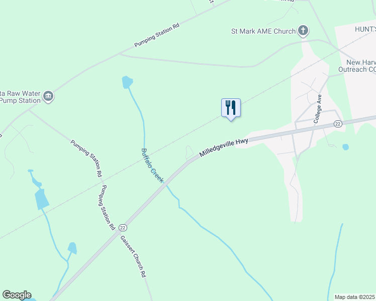 map of restaurants, bars, coffee shops, grocery stores, and more near 11051 Georgia 22 in Sparta