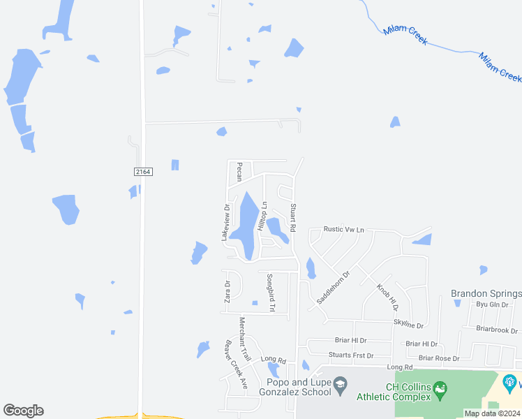 map of restaurants, bars, coffee shops, grocery stores, and more near 105 Walter Way in Sanger