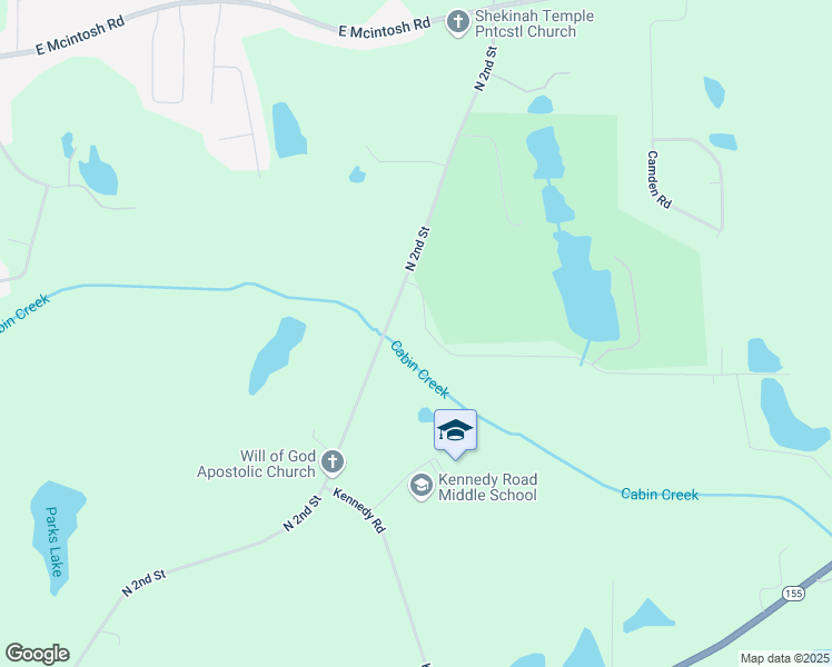 map of restaurants, bars, coffee shops, grocery stores, and more near 1506 Cabin Creek Trail in Griffin