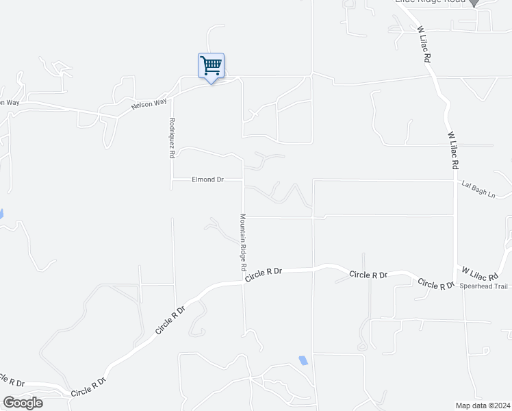 map of restaurants, bars, coffee shops, grocery stores, and more near 9727 Megan Terrace in Escondido