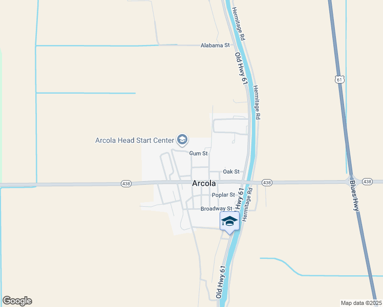 map of restaurants, bars, coffee shops, grocery stores, and more near Gum Street in Greenville