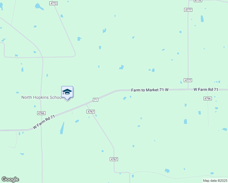map of restaurants, bars, coffee shops, grocery stores, and more near 1448 West Farm Road 71 in Sulphur Springs