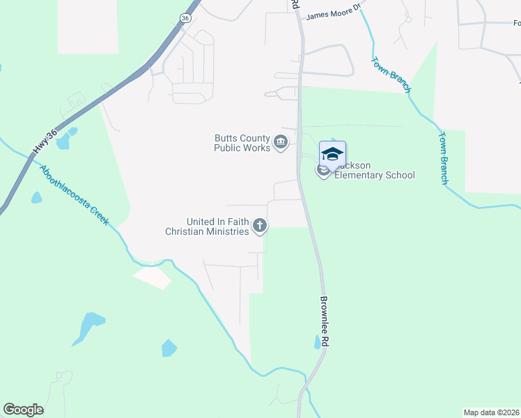 map of restaurants, bars, coffee shops, grocery stores, and more near 224 Viewpoint Drive in Jackson