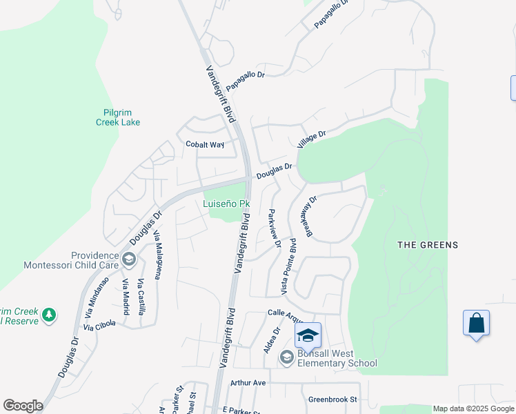 map of restaurants, bars, coffee shops, grocery stores, and more near 1061 Boulder Place in Oceanside